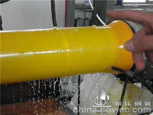 One step polyurethane insulation pipe