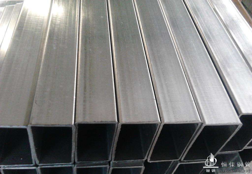 BS 1387 Galvanized Rectangular Welded Tube Steel Pipe