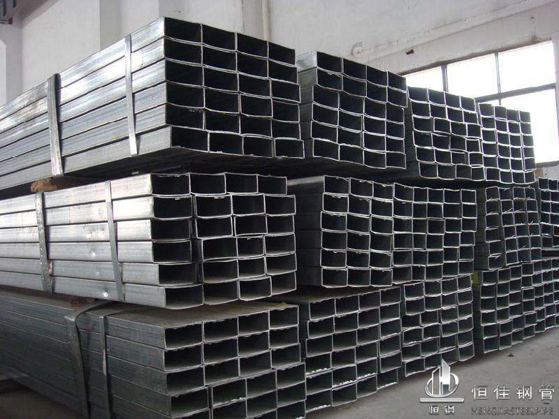 JIS G 3466 Steel Hollow Section Reatangular Galvanized Tubing